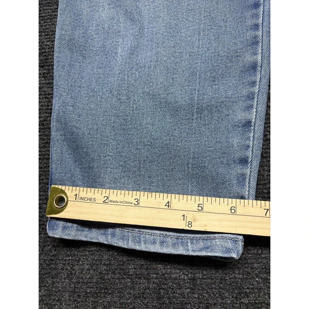 Bill Blass Sz 12 Tapered High Rise Mom Jeans Dark Wash Denim 30 Inseam VTG